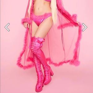 Sugar Thrillz Heiress Request Thigh High Boots